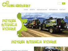 Tablet Screenshot of farma-adrenaliny.pl